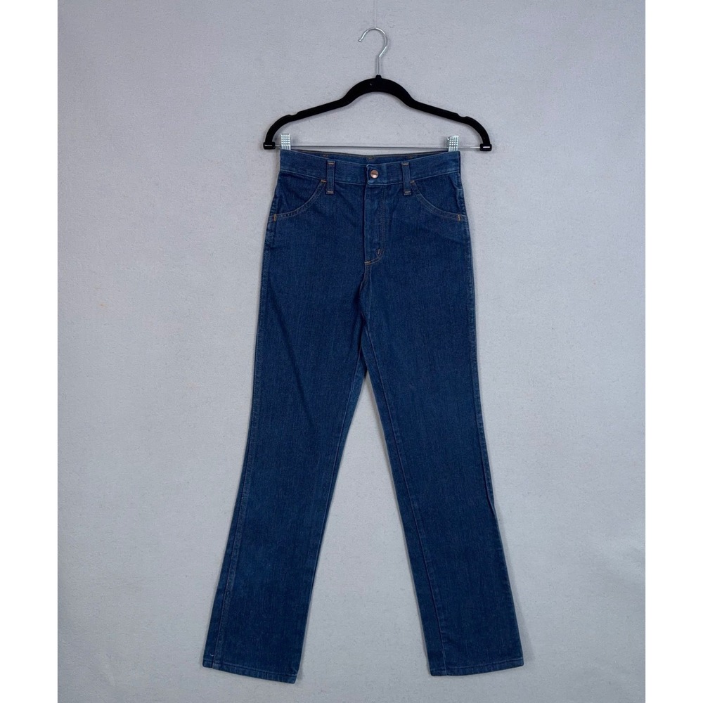 Maverick Jeans Women 27x32 Blue Denim Straight Leg Vintage Western Cowboy